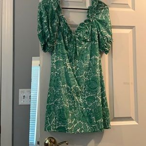 Detailed Floral Dress